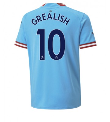 Manchester City Jack Grealish #10 Hjemmedrakt 2022-23 Kortermet